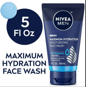 NIVEA Men Maximum Hydration Moisturizing Face Wash 5 fl. oz.
