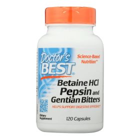 Doctor's Best - Betaine Hci Pepsin&gnt Bt - 1 Each-120 Cap