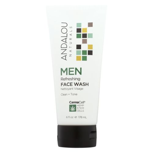 Andalou Naturals - Face Wash - Men's Refreshing - 6 Fl Oz.