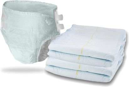 Adult Briefs Pack of 18 Adult Diaper Briefs Large Size 45 – 58 Premium Quality Adult Incontinence Care for Men; Women Unisex Sanitary Hygiene Heavy Ab
