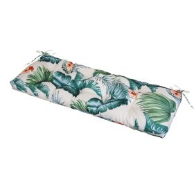 Bench Seat Cushion For Indoor Outdoor Furniture Non Slip Long Chair Cushion with Ties Strap Waterproof Swing Cushion 51.18x19.68IN For Garden Patio Ba (Option: Hawaii)