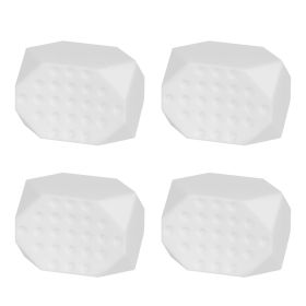 4 Pack Jawline Exerciser for Men Women Jaw Trainer Shaper Sagging Skin Double Chin Reducer with 3 Resistance Levels for Beginners Intermediate Expert (Option: White)
